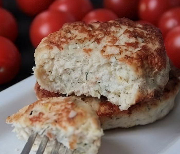 Фото Куриные котлеты с творогом и зеленью